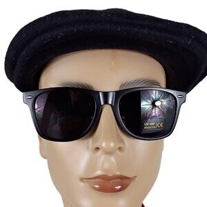 SHARKEYES BLACK RECTANGULAR  SUNGLASSES  NSPORT2